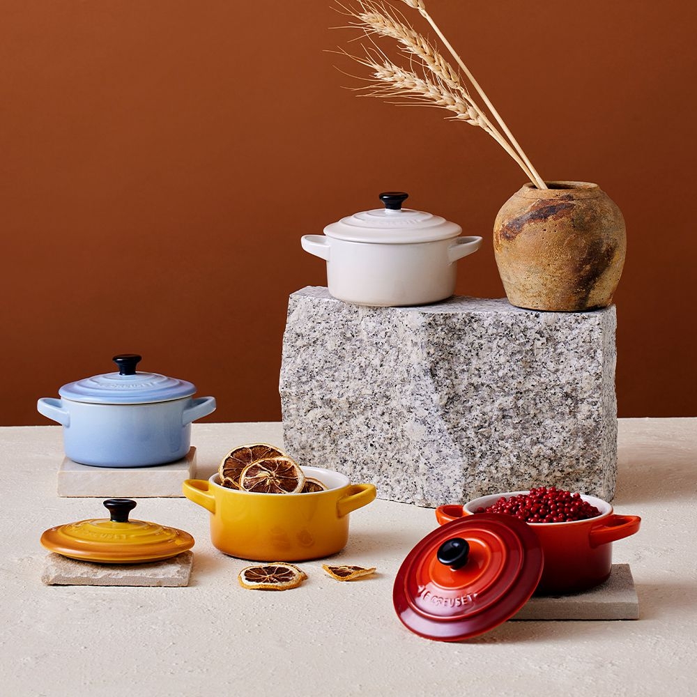 Le Creuset - 4er-Set Mini-Cocotte Elements Le Creuset - 4er-Set Mini-Cocotte Elements