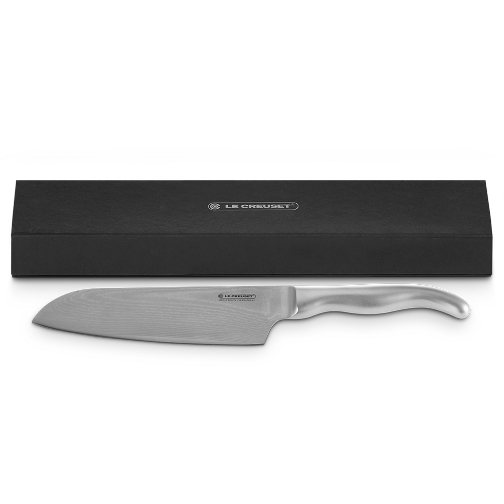 Le Creuset - Santoku Knife 18 cm Stainless Steel Handle Le Creuset - Santoku Knife 18 cm Stainless Steel Handle