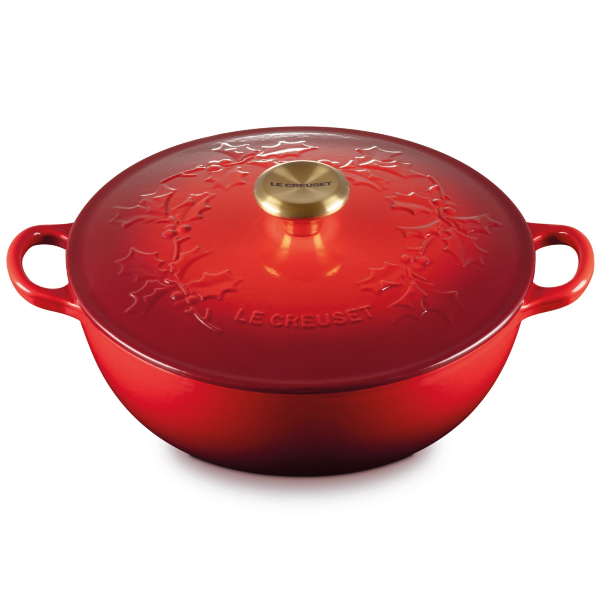Le Creuset - La Marmite 26 cm - Holly - Kirschrot Le Creuset - La Marmite 26 cm - Holly - Kirschrot