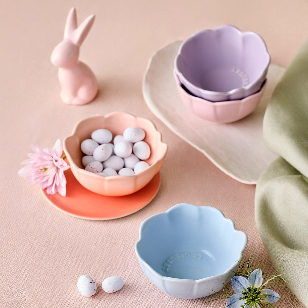 Le Creuset - Set of 4 Flower Bowls | Pastell Pink