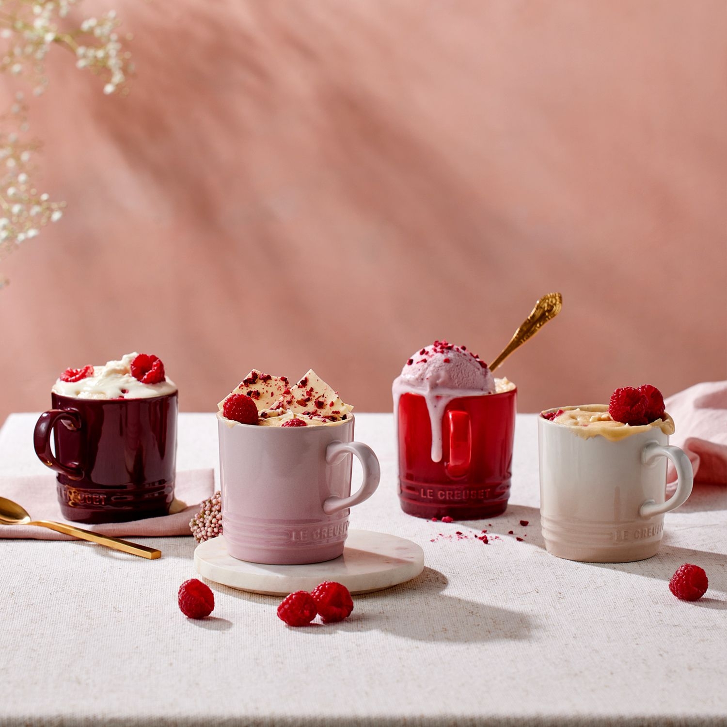 Le Creuset - Set of 4 Mug 200 ml - Petits Fours Le Creuset - Set of 4 Mug 200 ml - Petits Fours