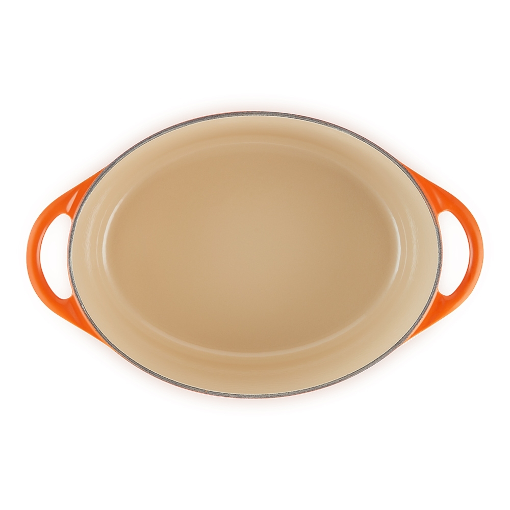 Le Creuset - Saftbräter Doufeu Oval 30 cm - Ofenrot