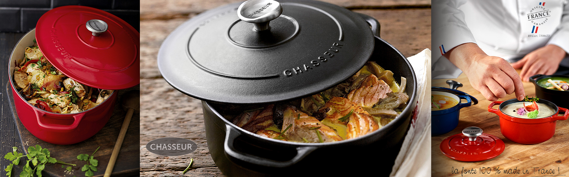 Chasseur - Cast Iron Casserole - Made in France