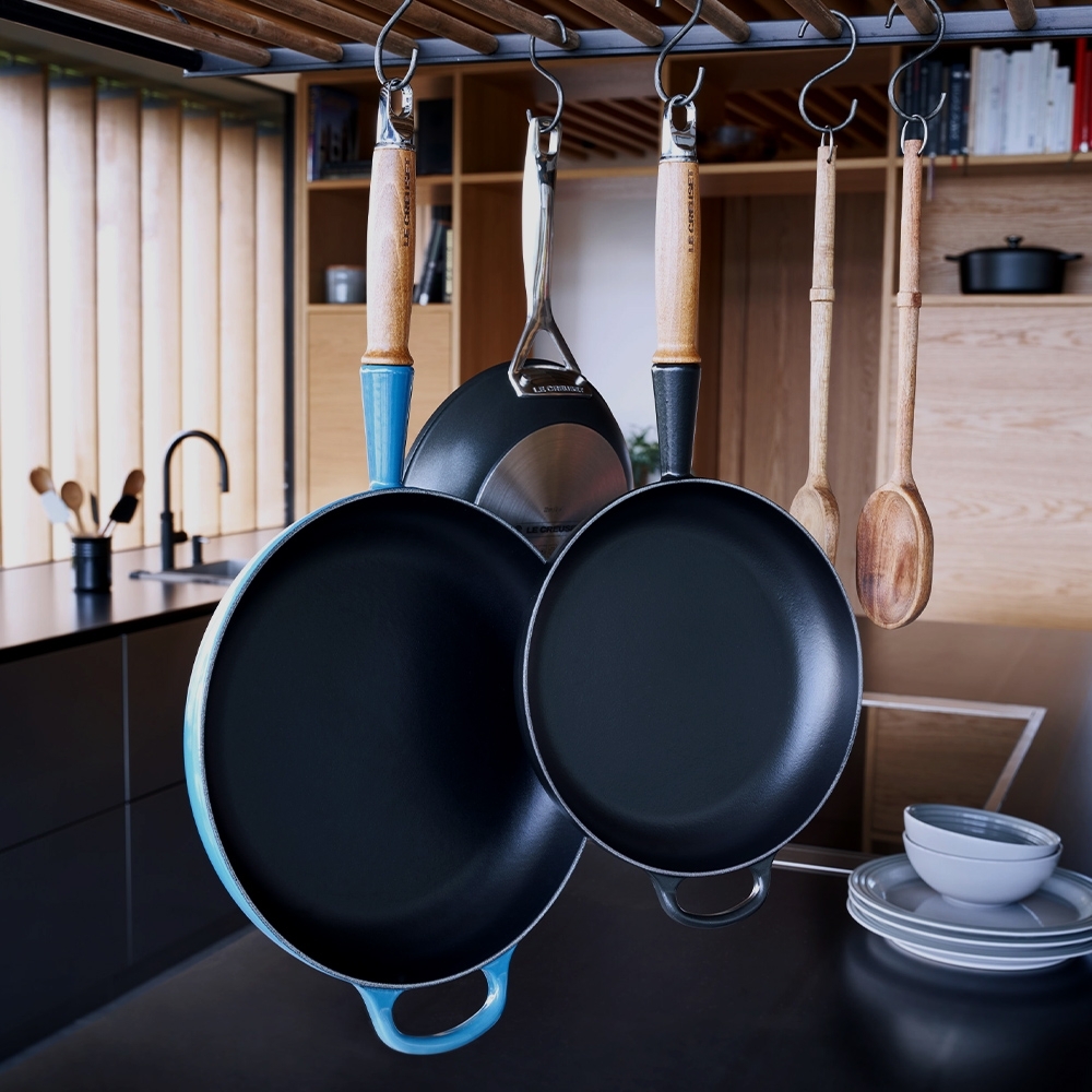 Le Creuset - Bratpfanne Signature mit Holzgriff