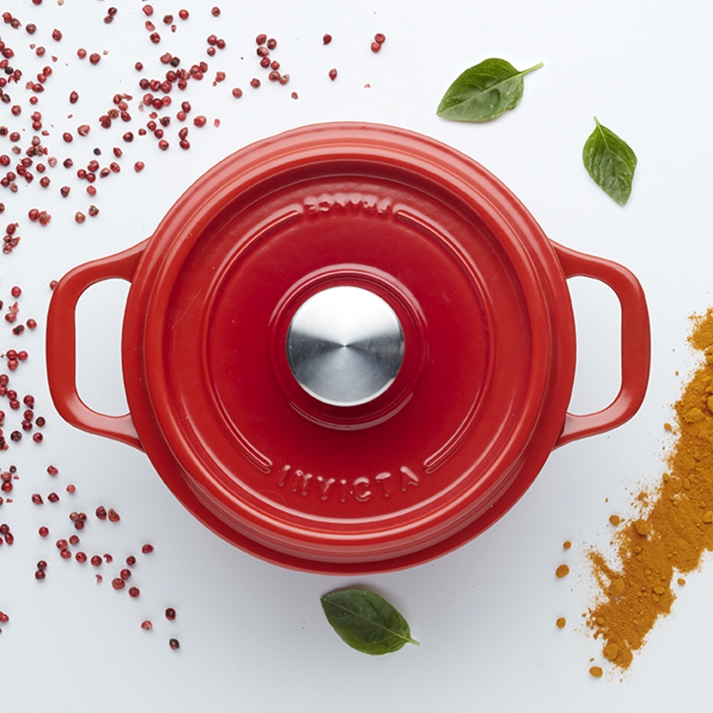 Invicta - Runder Bräter - Gusseisen Rubis Invicta - Runder Bräter - Gusseisen Rubis