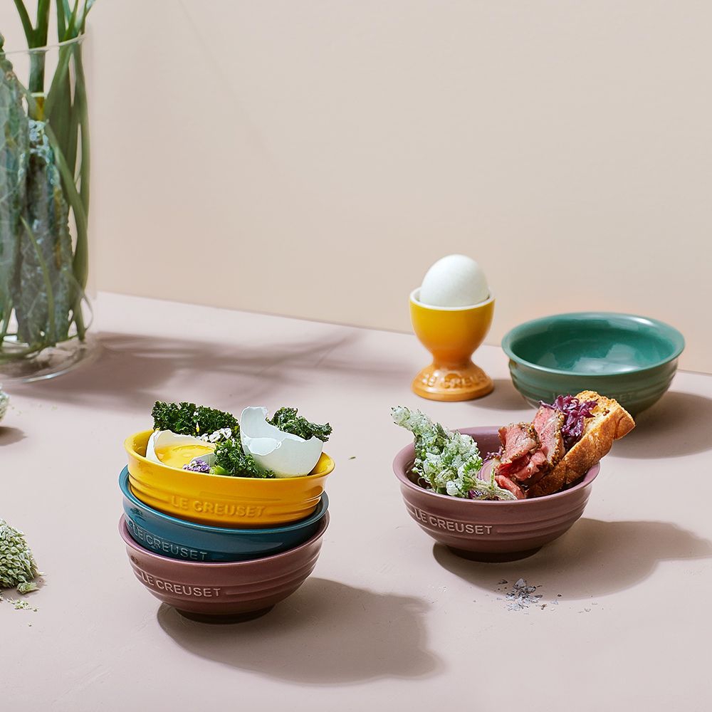 Le Creuset - Set of 4 Egg Cups - Botanique Collection