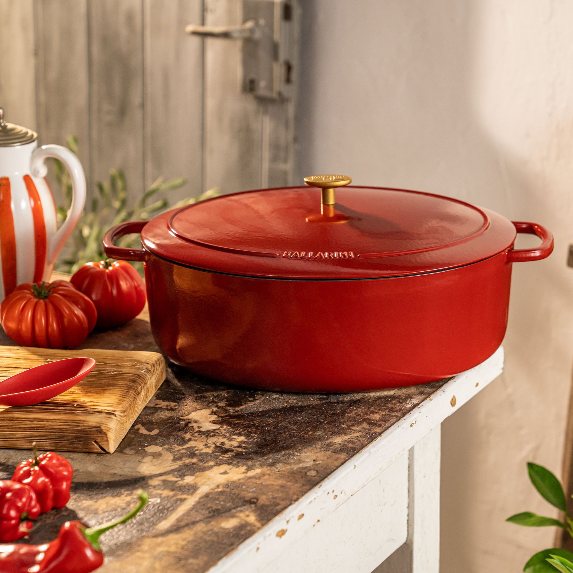 BALLARINI - Cocotte | Bellamonte | 37 cm | oval | Red