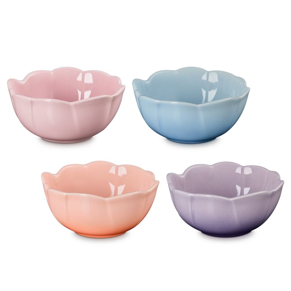 Le Creuset - 4er-Set Schälchen Blume | Pastell