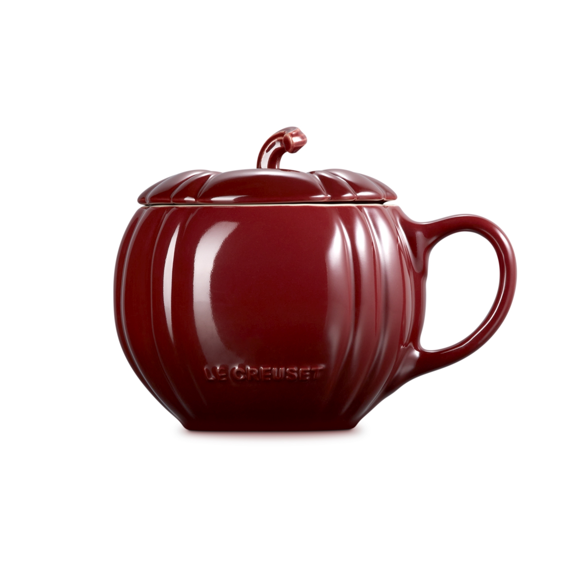 Le Creuset - Becher Kürbis mit Deckel 400 ml - Garnet