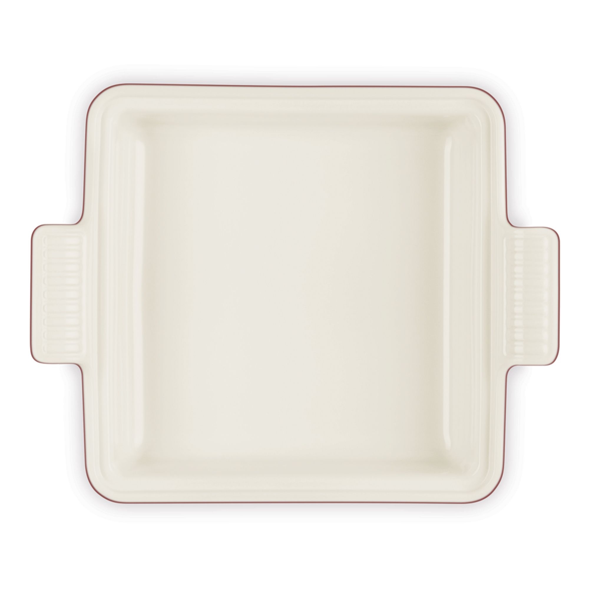 Le Creuset - Auflaufform Tradition quadratisch  mit Deckel - Garnet