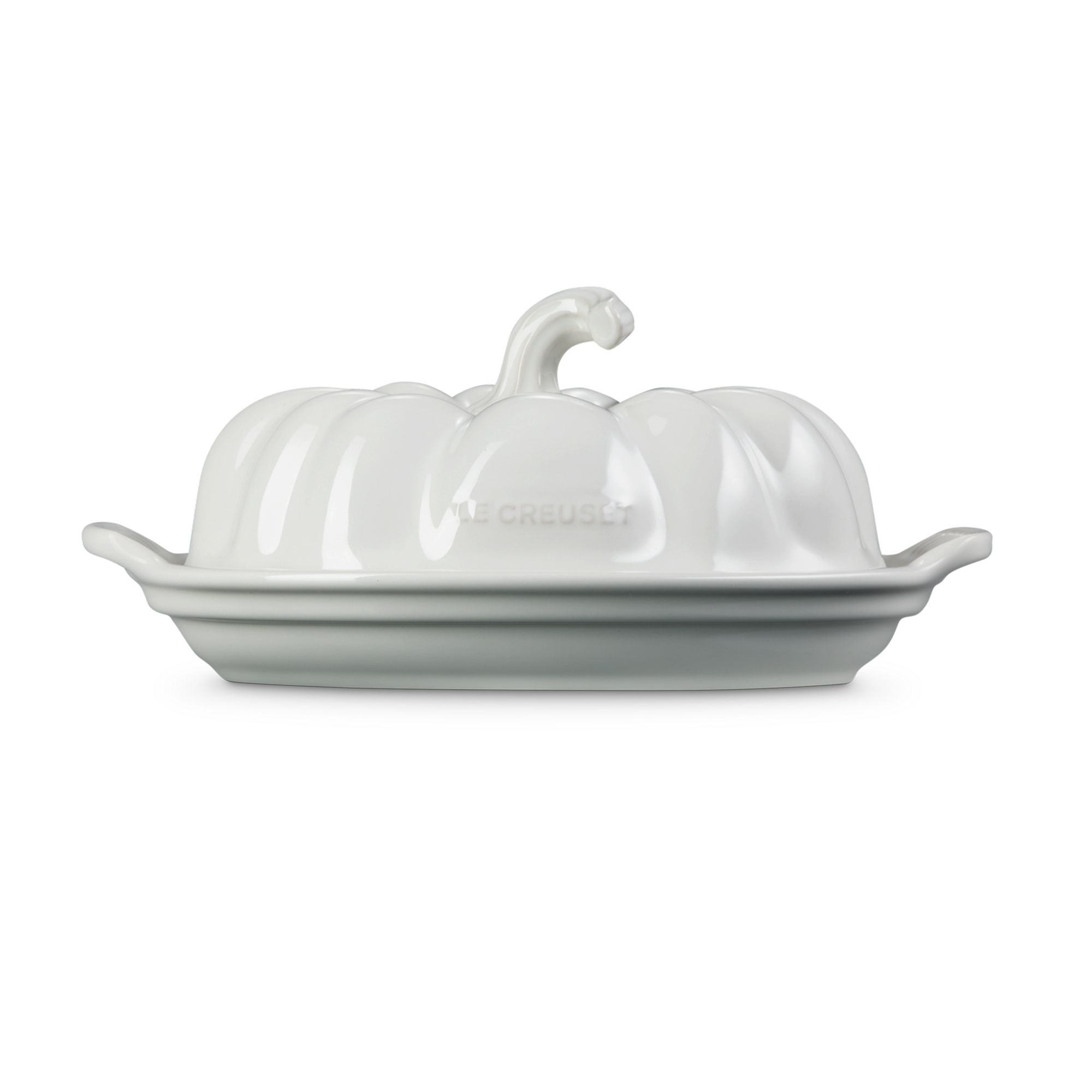 Le Creuset - Pumpkin Butter Dish | White