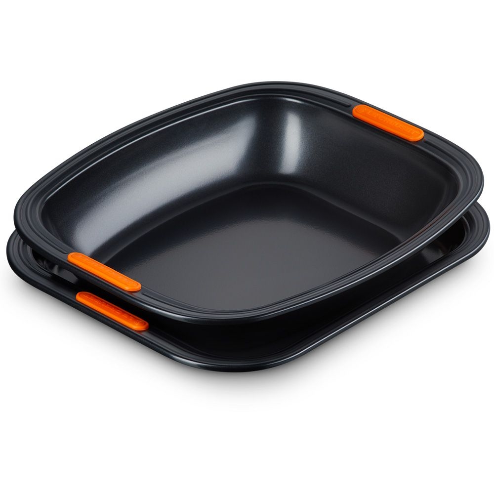 Le Creuset - 2er-Set rechteckige Bratreine und Backblech