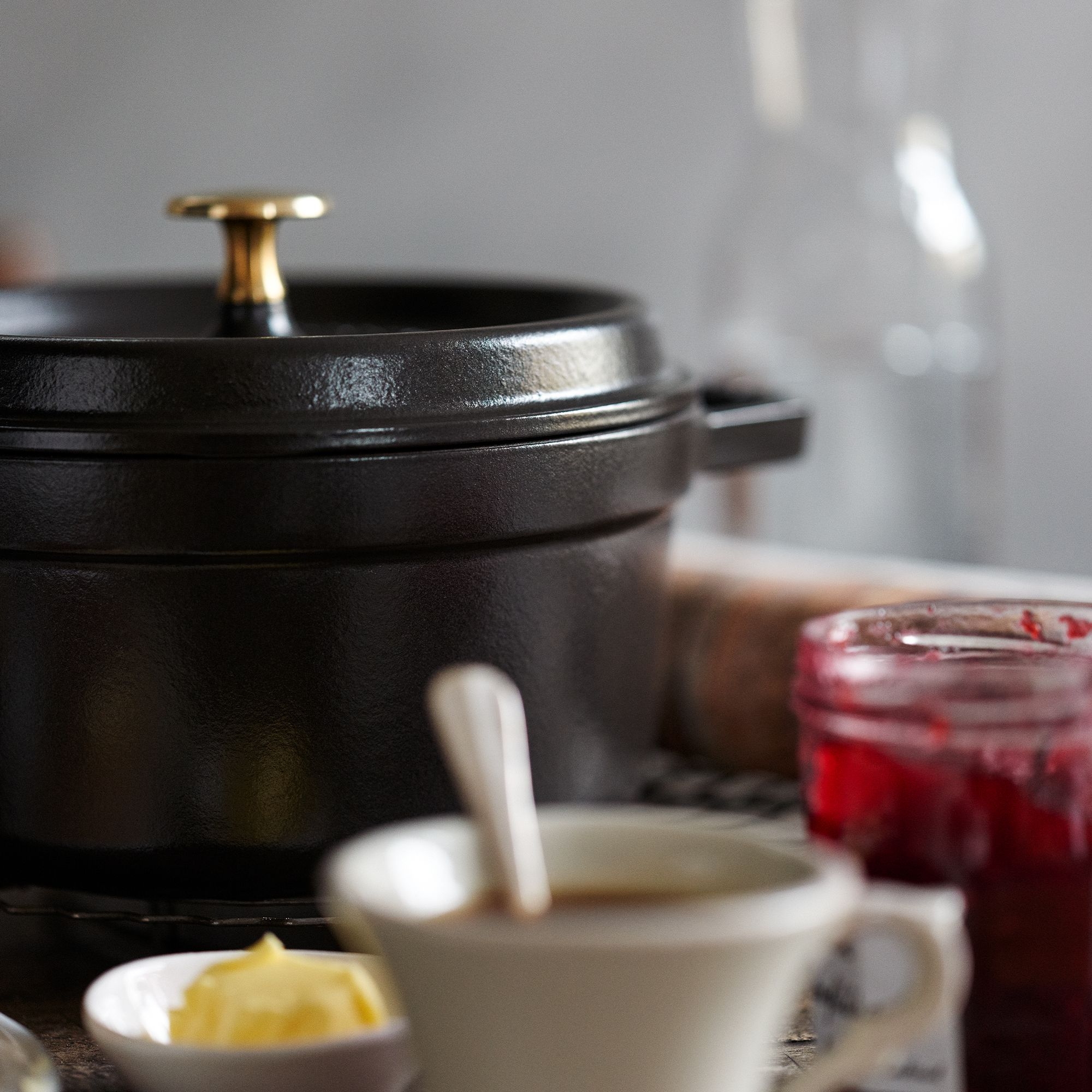 STAUB - Cocotte | round | 16 cm | Black