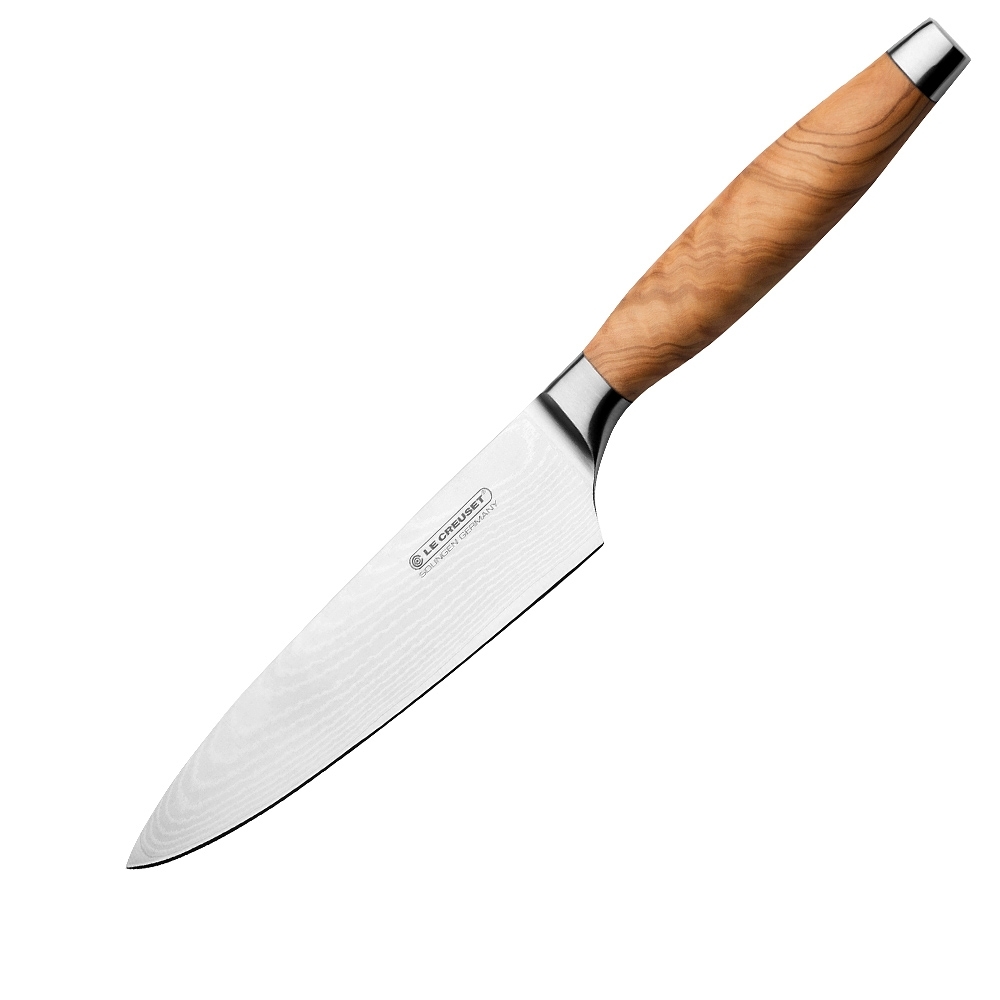 Le Creuset - Chef's Knife 15 cm Olive Wood Handle Le Creuset - Chef's Knife 15 cm Olive Wood Handle