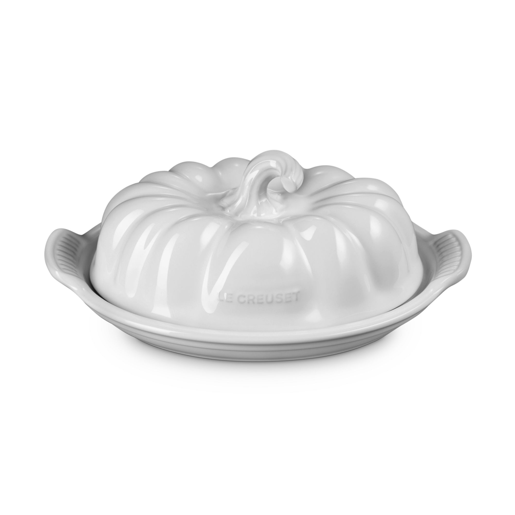 Le Creuset - Pumpkin Butter Dish | White