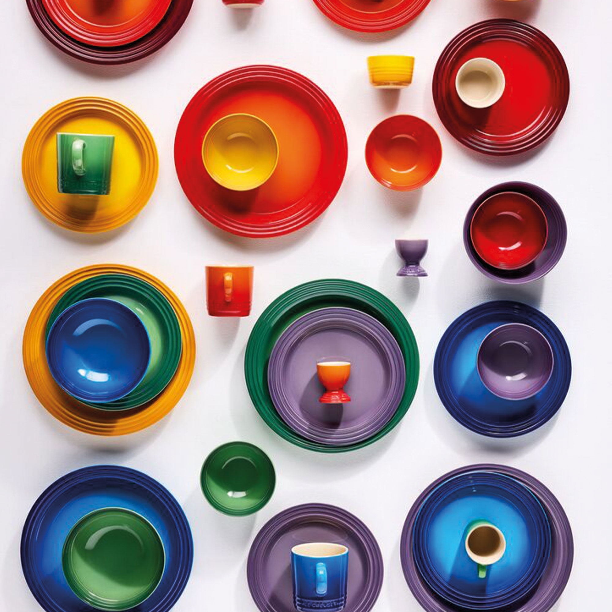 Le Creuset - Mug 350 ml - Set of 6 Rainbow Le Creuset - Mug 350 ml - Set of 6 Rainbow