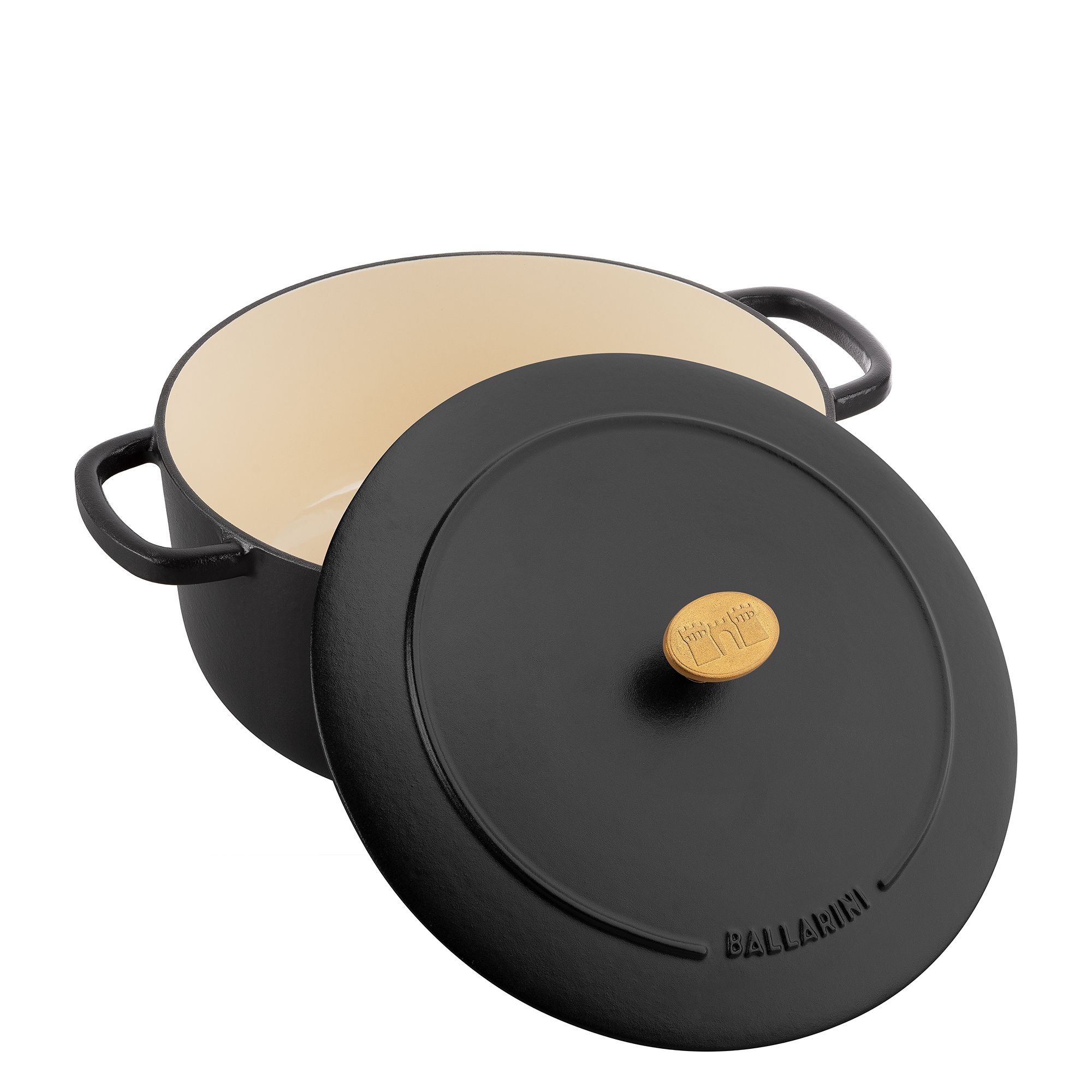 BALLARINI - Cocotte | Bellamonte | round | 28 cm | Black BALLARINI - Cocotte | Bellamonte | round | 28 cm | Black