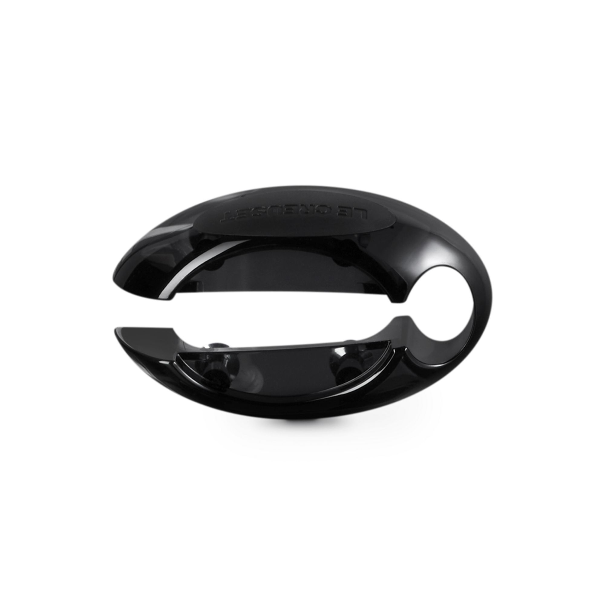 Elegant black foil cutter for bottle necks