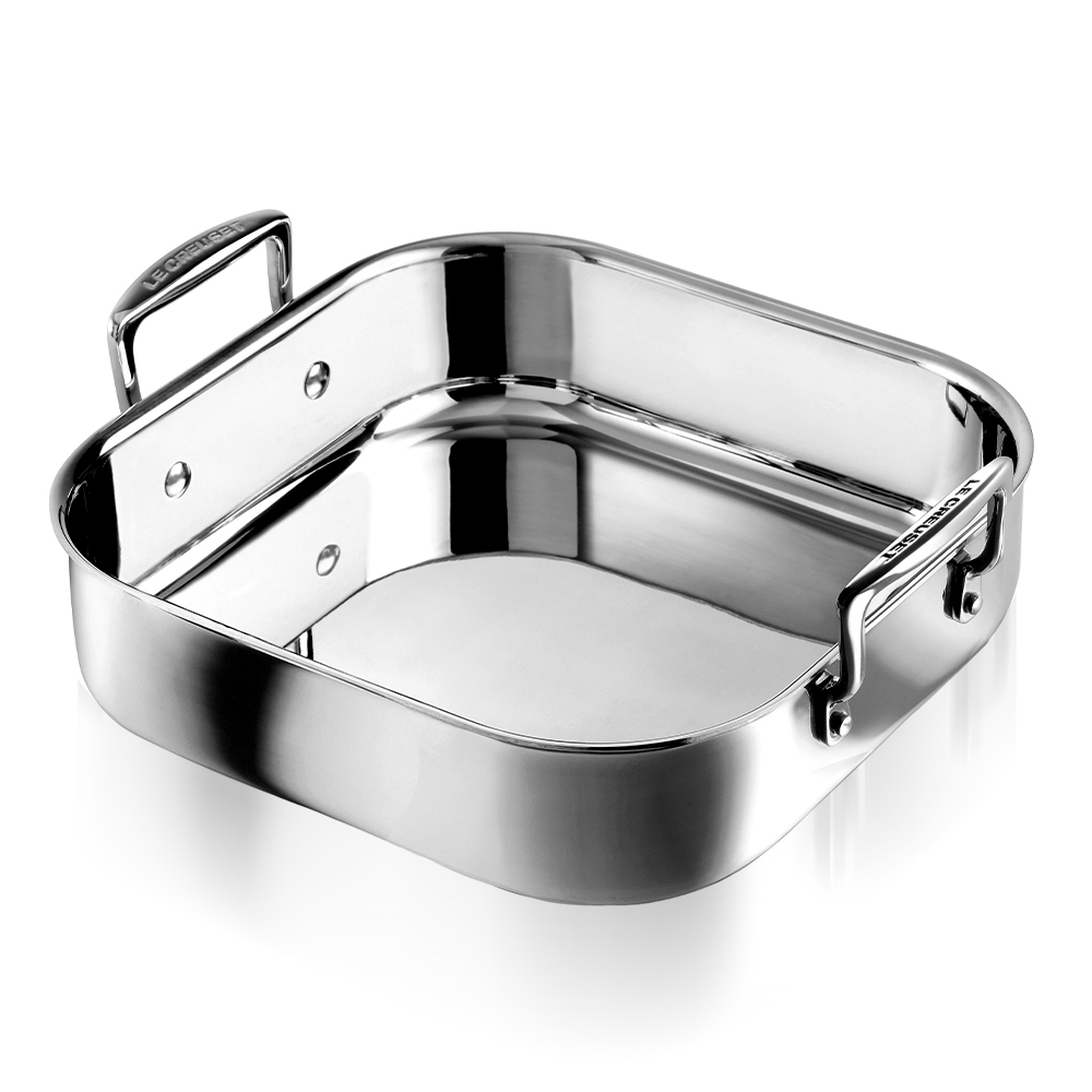 Le Creuset - 3-ply Bratreine quadratisch 26 cm Le Creuset - 3-ply Bratreine quadratisch 26 cm