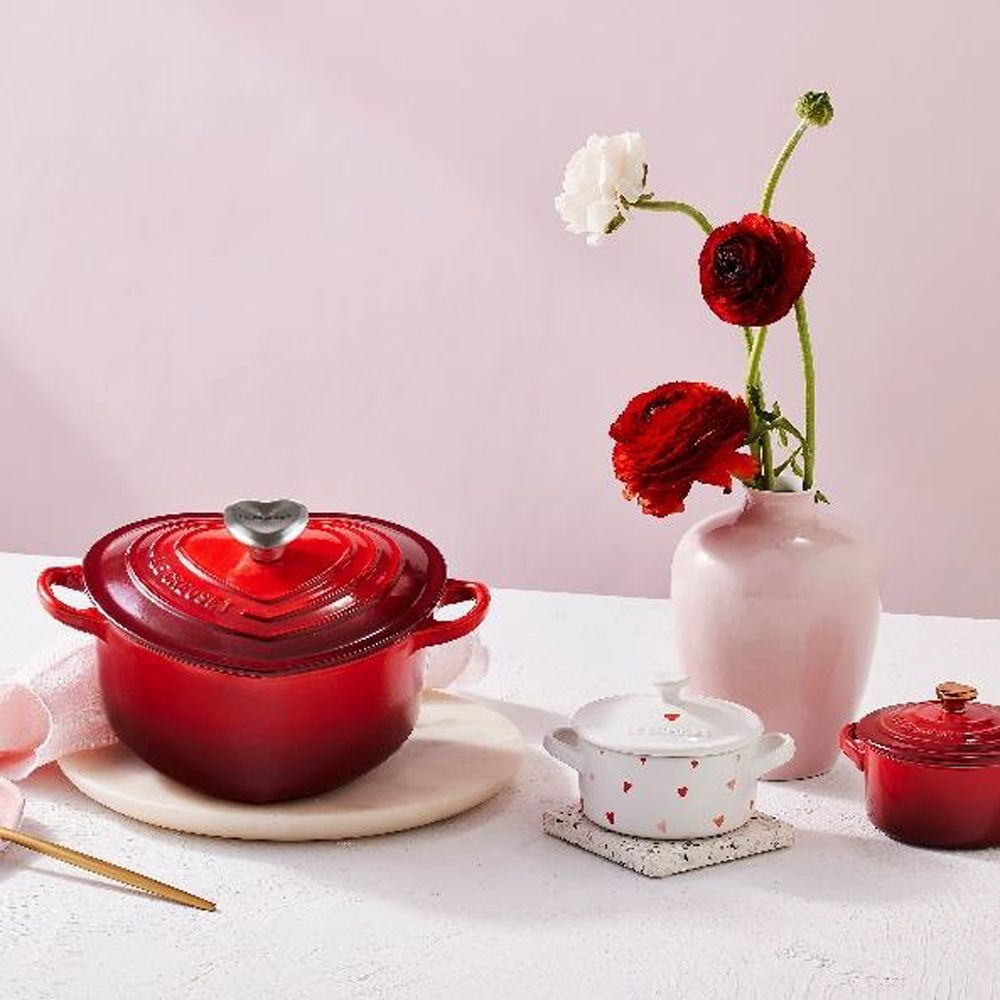 Le Creuset - Heart Stainless Steel Knob 4,7 cm - Signature Collection Le Creuset - Heart Stainless Steel Knob 4,7 cm - Signature Collection