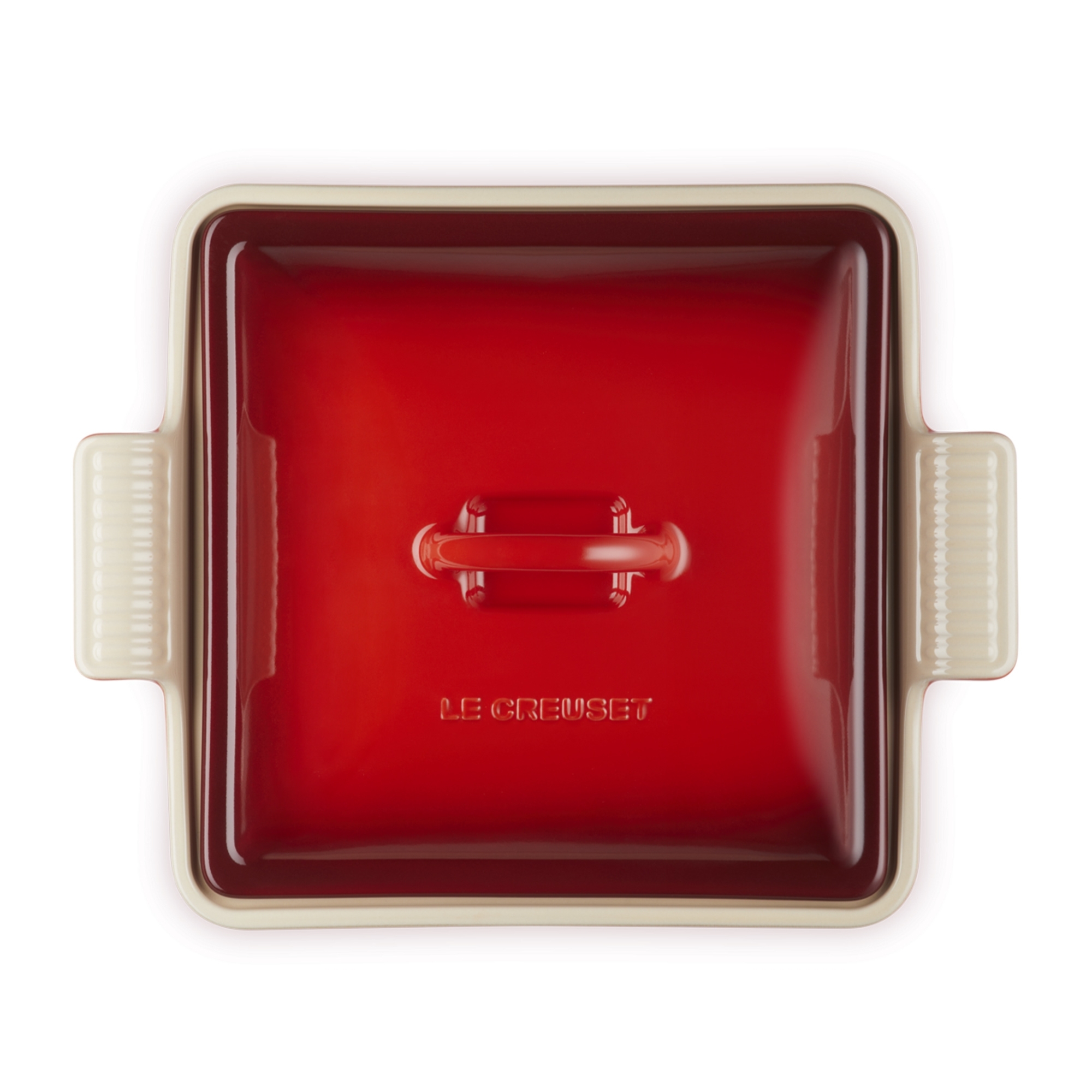 Le Creuset - Auflaufform Tradition quadratisch  mit Deckel - 2,4 L