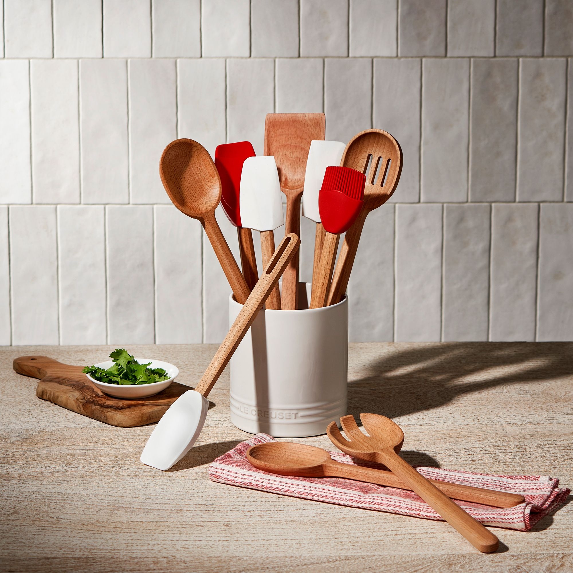Le Creuset - Pfannenwender Signature aus Holz | 30 cm