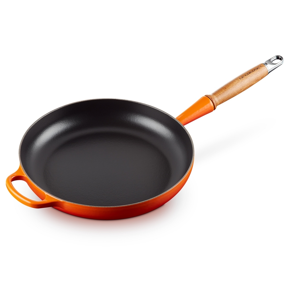 Le Creuset - Frying Pan with Wooden Handle