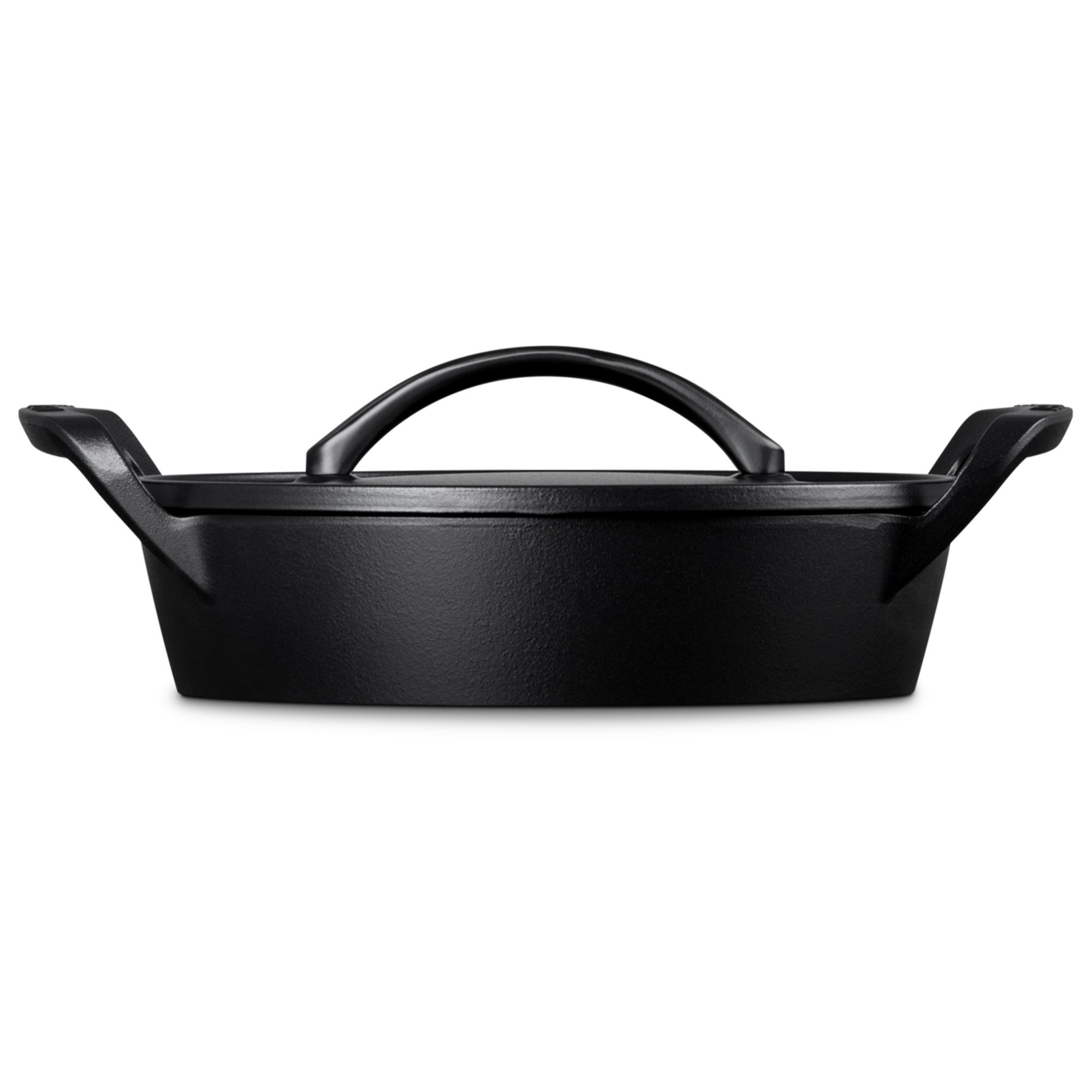 Le Creuset - Grillpfanne rund 28 cm - schwarz matt - BBQ Outdoor