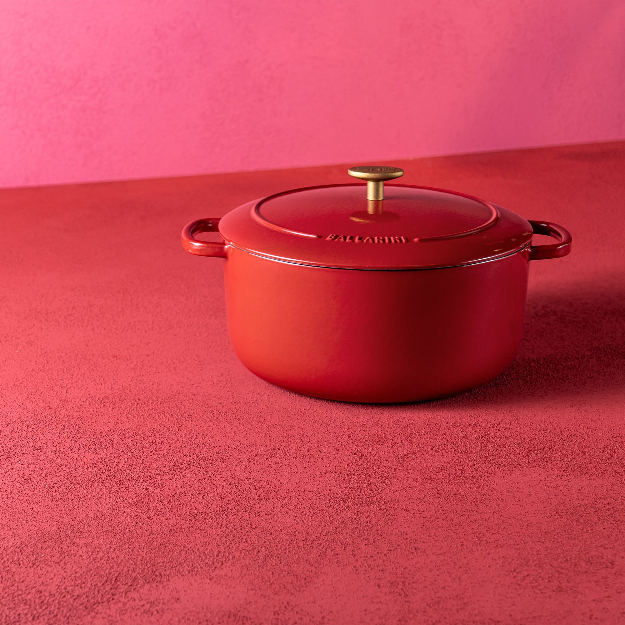 BALLARINI - Cocotte | Bellamonte | rund | 24 cm | Rot