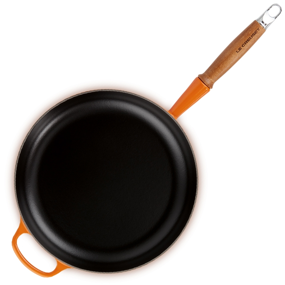 Le Creuset - Frying Pan with Wooden Handle