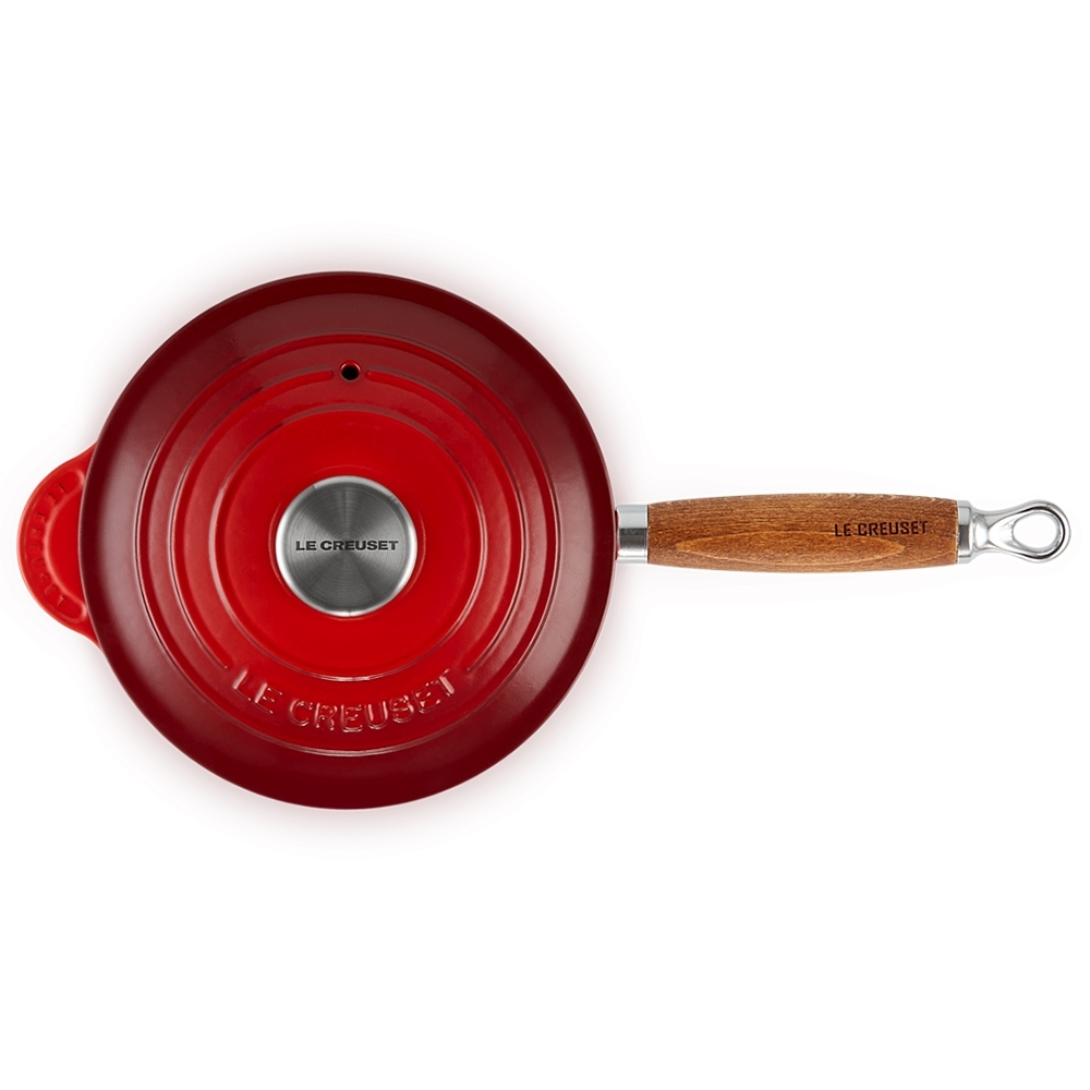 Le Creuset - Stielkasserole Holzgriff 18 cm
