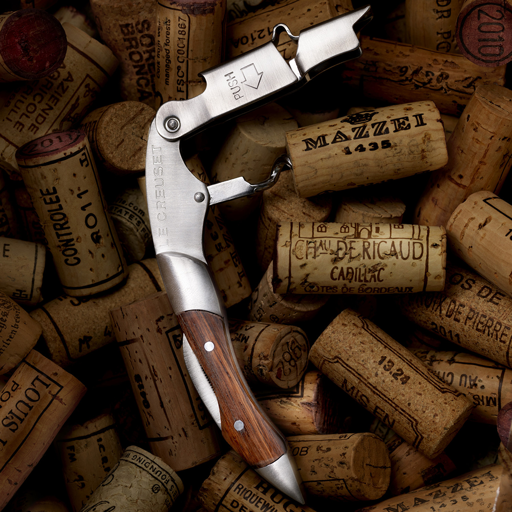 Le Creuset Screwpull - Kellnermesser WT-110 - Holz Le Creuset Screwpull - Kellnermesser WT-110 - Holz