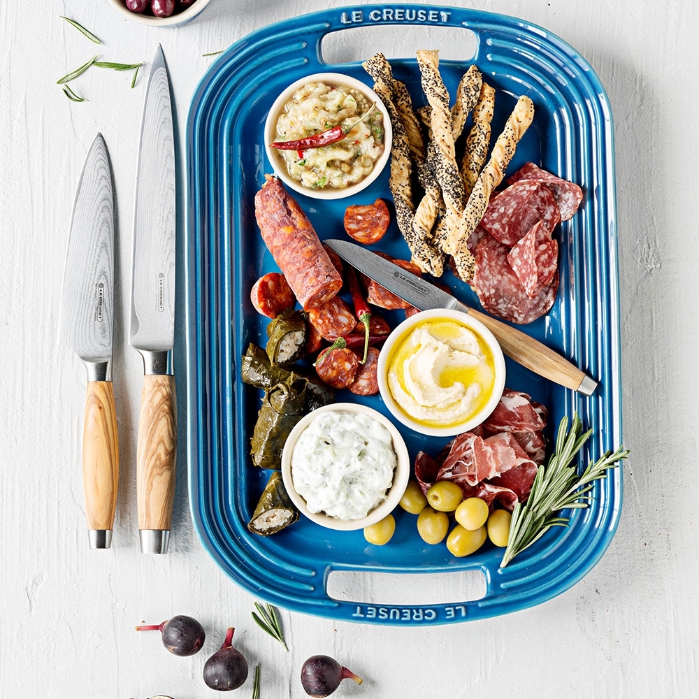 Le Creuset - Chef's Knife Olive Wood Handle Le Creuset - Chef's Knife Olive Wood Handle