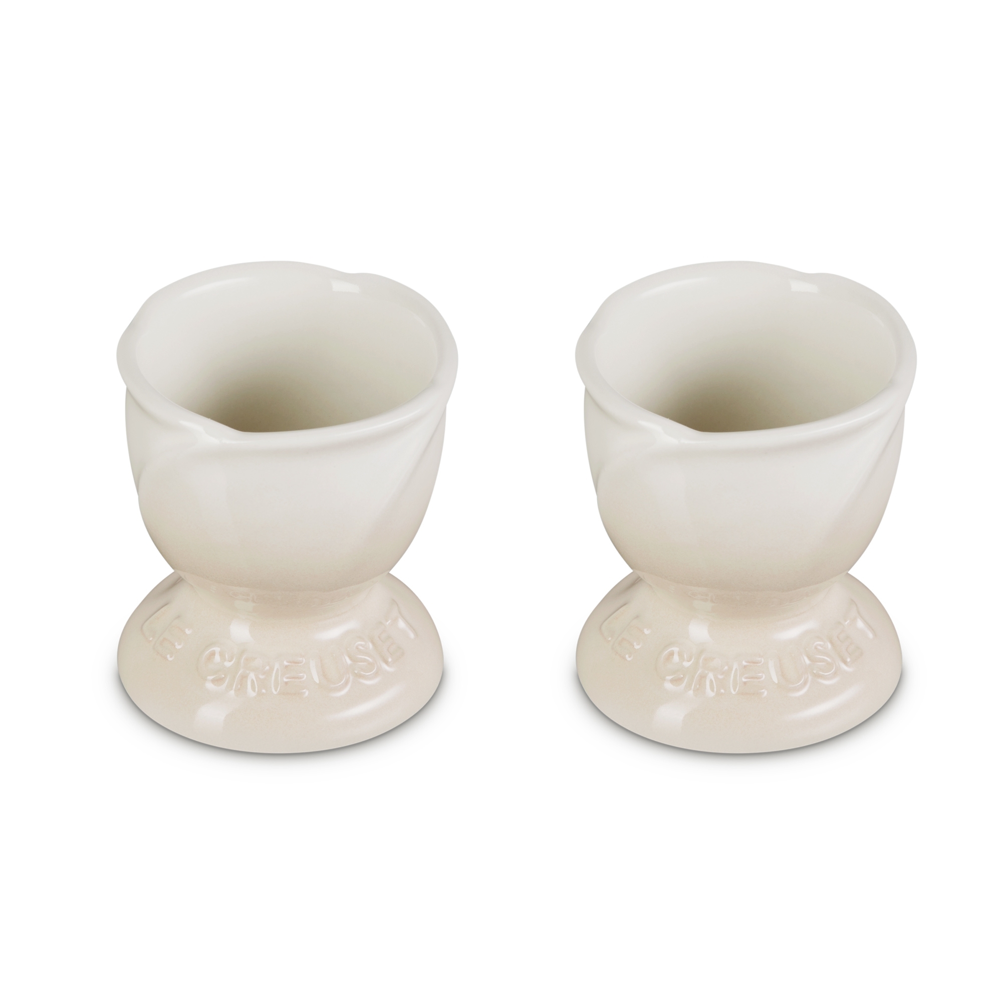 Le Creuset - 2er Set Eierbecher - Jardin - Meringue Le Creuset - 2er Set Eierbecher - Jardin - Meringue