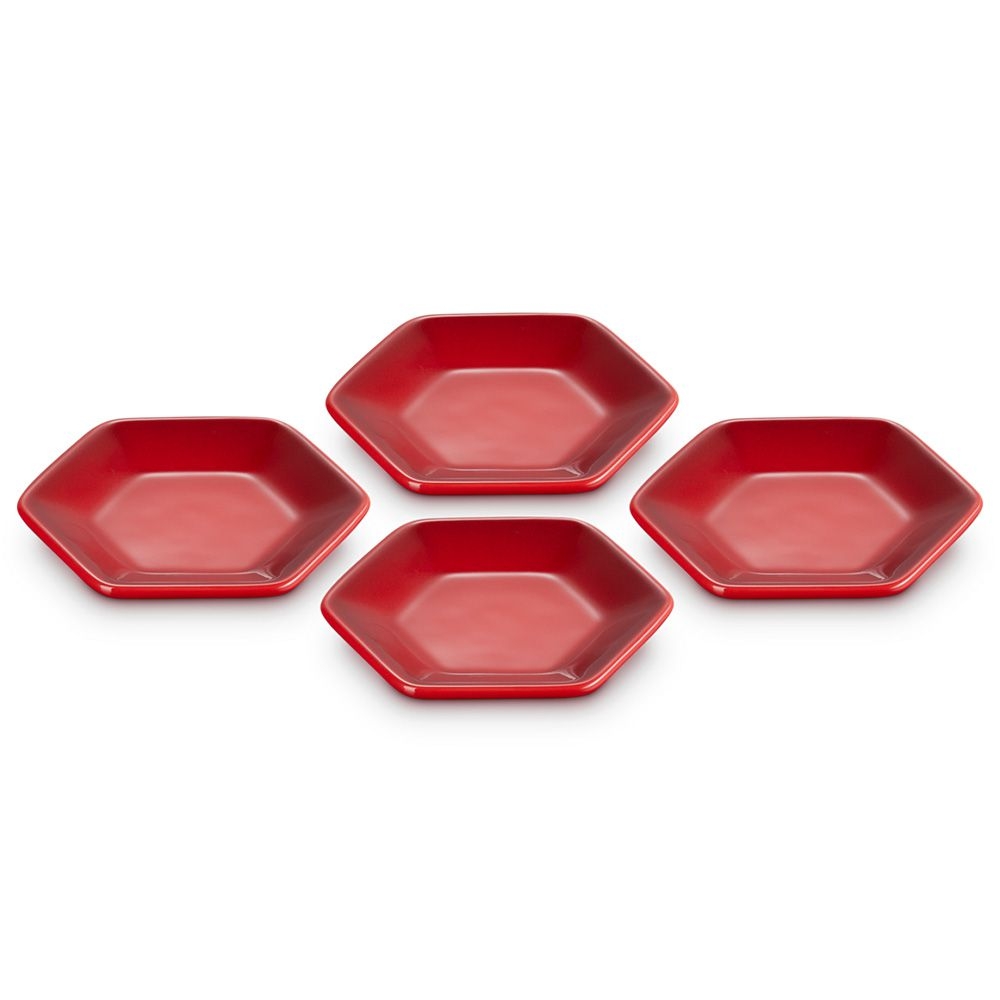 Le Creuset - Saucenschälchen Hexagon 4er-Set