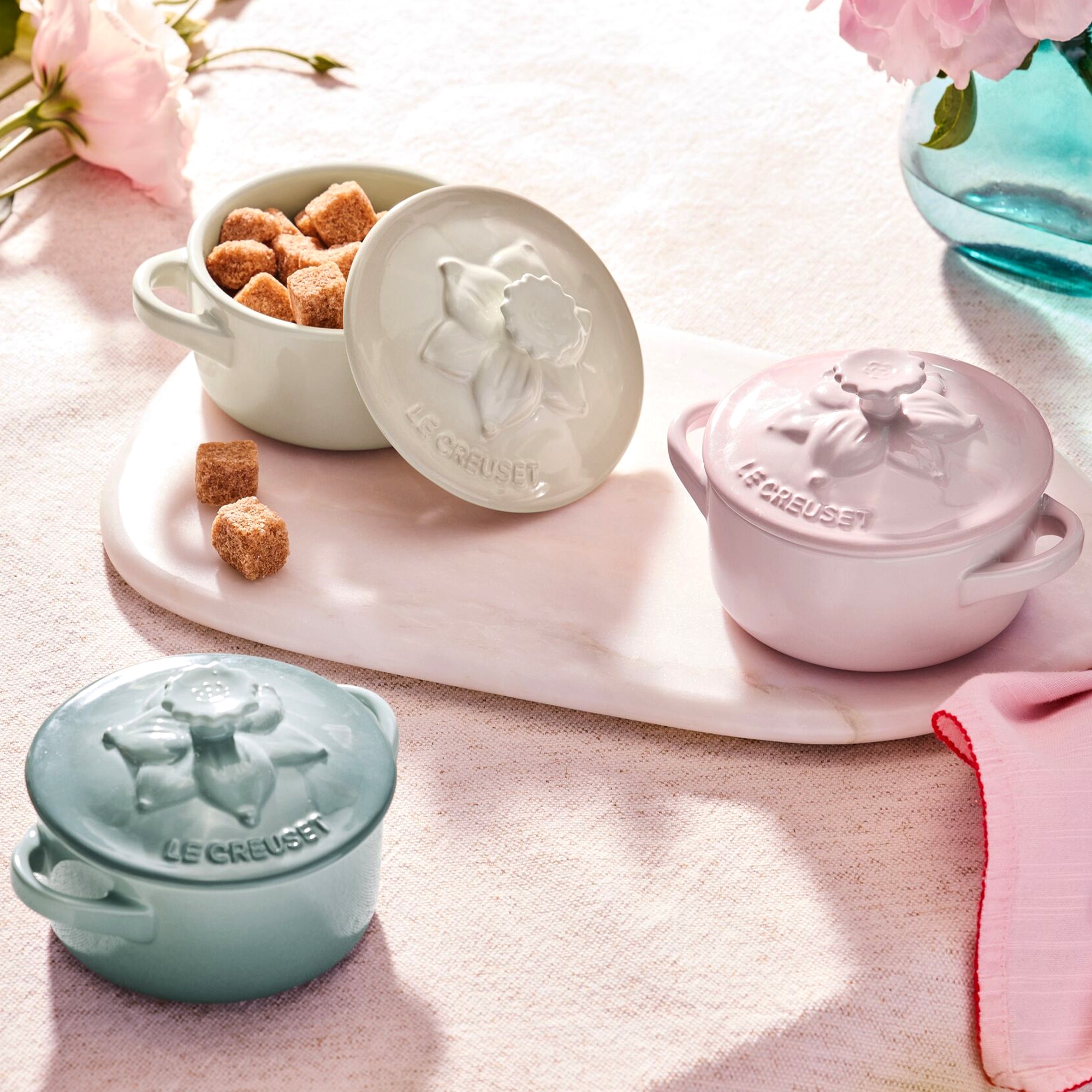 Le Creuset - Mini Cocotte 250 ml - Jardin - Shell Pink Le Creuset - Mini Cocotte 250 ml - Jardin - Shell Pink