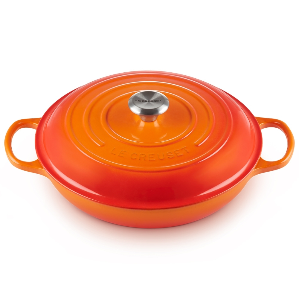 Le Creuset - Signature Gourmet-Profitopf 30 cm - Innen Schwarz