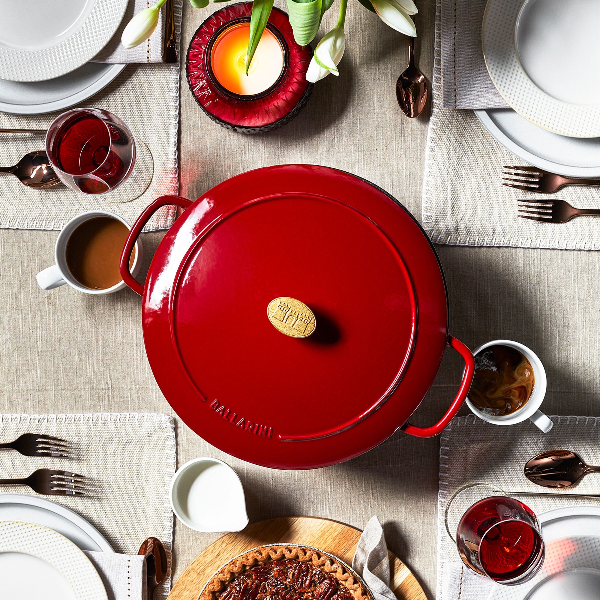 BALLARINI - Cocotte | Bellamonte | rund | 28 cm | Rot