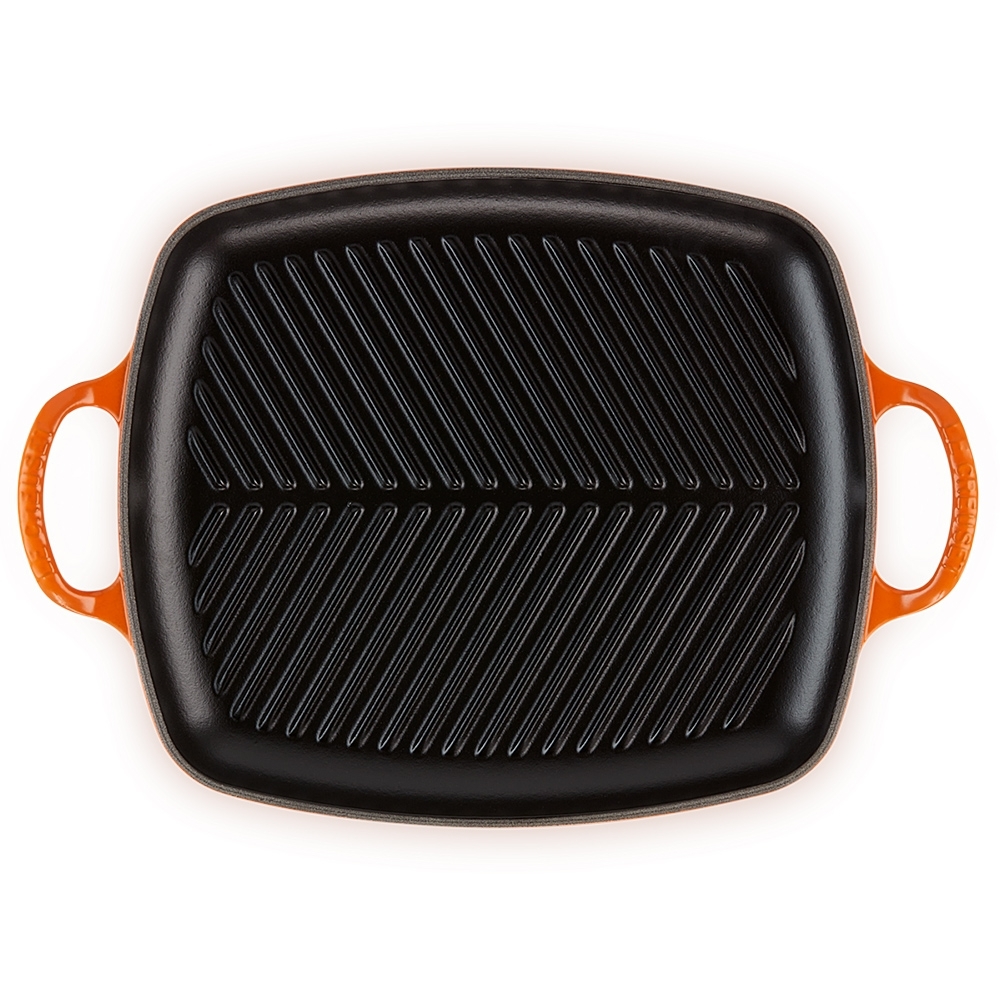 Le Creuset - Flache rechteckige Grillplatte 30 cm Le Creuset - Flache rechteckige Grillplatte 30 cm