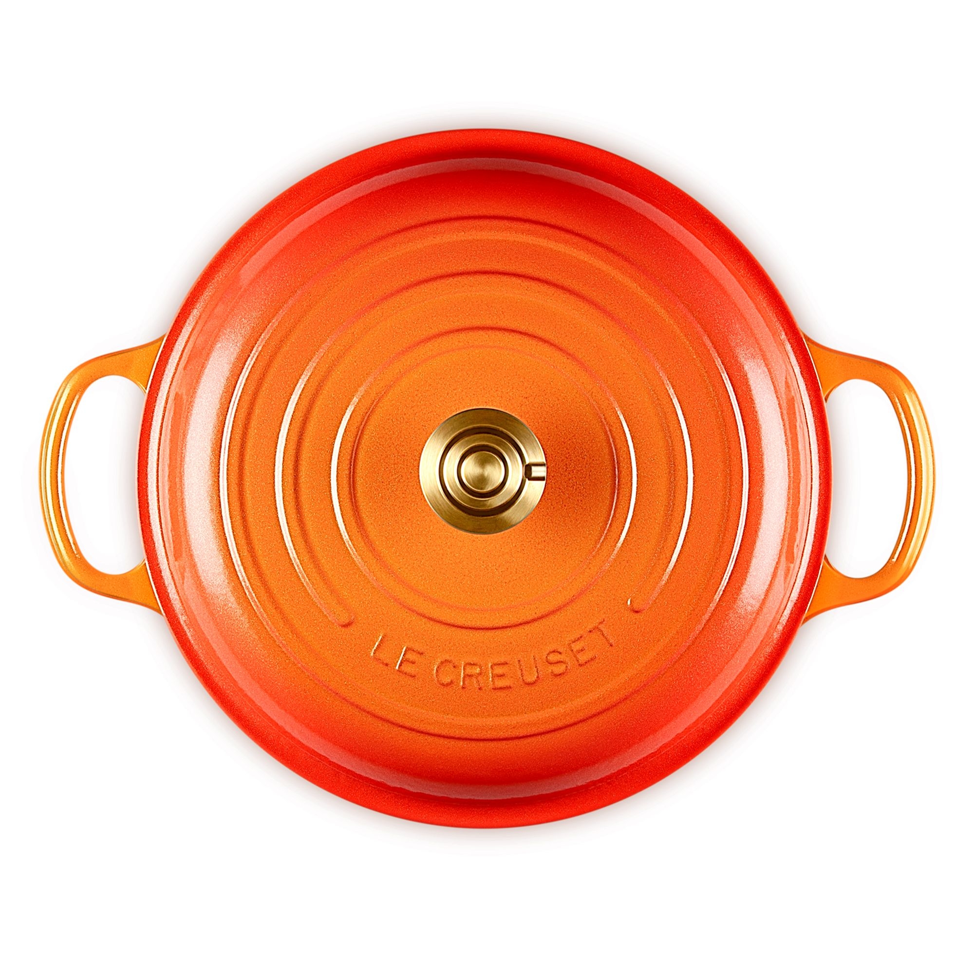 Le Creuset - Signature Bräter Rund 20 cm - FLAMME DORÉE Le Creuset - Signature Bräter Rund 20 cm - FLAMME DORÉE