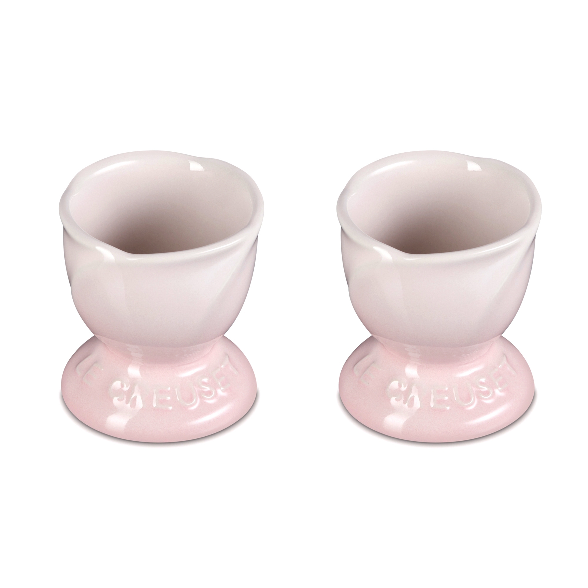 Le Creuset - Set of 2 Egg Cups - Jardin - Shell Pink Le Creuset - Set of 2 Egg Cups - Jardin - Shell Pink