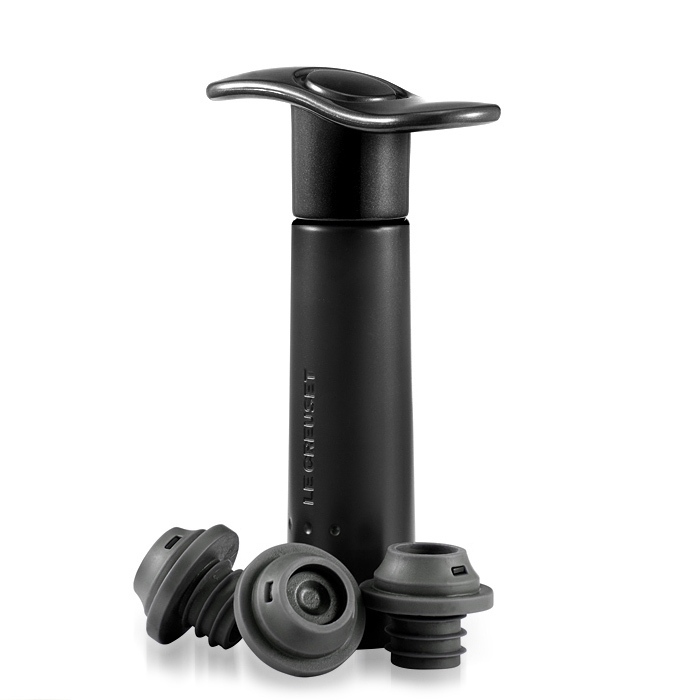 Le Creuset Screwpull - Wine Pump WA-137 - Preserves wine after opening. Presented in an attractive black gift box.