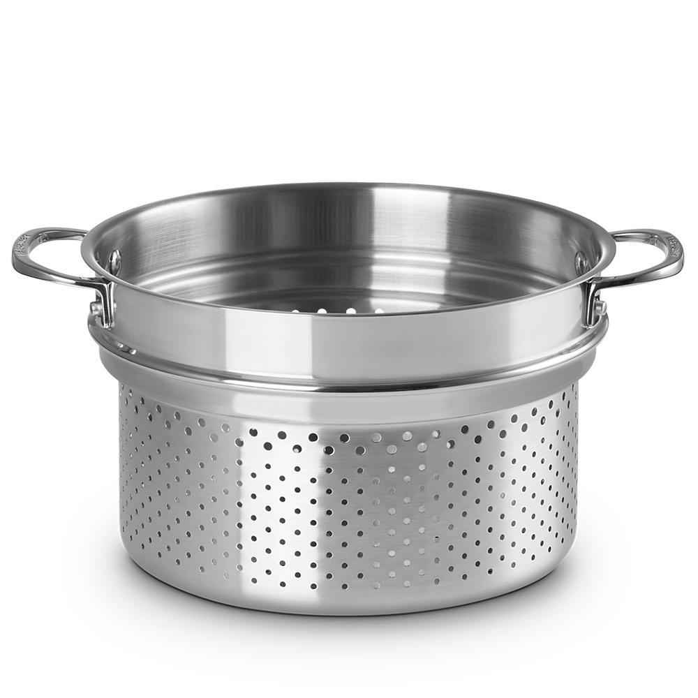 Le Creuset - 3-ply Plus Stockpot with Pasta Insert 26 cm