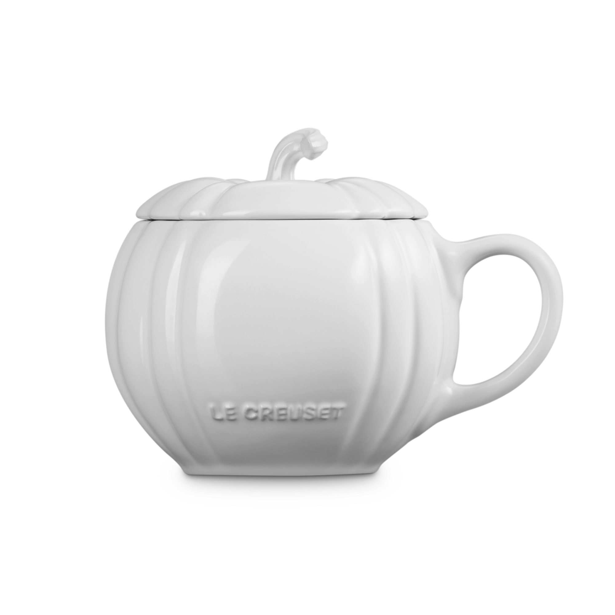 Le Creuset - Becher Kürbis mit Deckel 400 ml - Weiß
