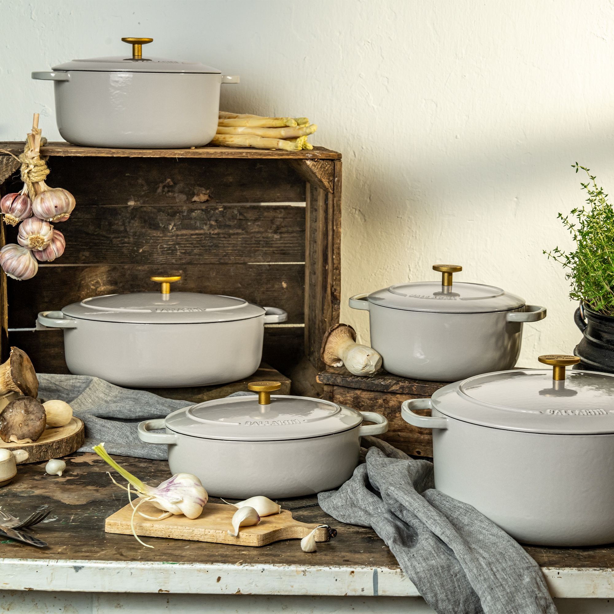 BALLARINI - Cocotte | Bellamonte | oval | 37 cm | Ivory BALLARINI - Cocotte | Bellamonte | oval | 37 cm | Ivory