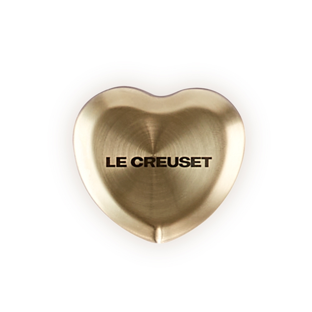 Le Creuset - Heart Light Gold Knob 4,7 cm - Signature Collection Le Creuset - Heart Light Gold Knob 4,7 cm - Signature Collection
