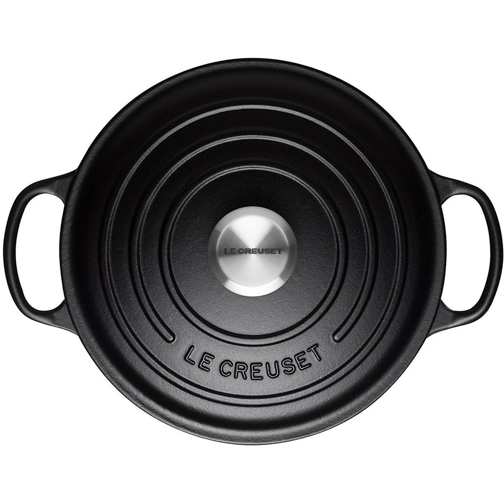 Le Creuset - Signature Gourmet-Profitopf 30 cm - Innen Schwarz Le Creuset - Signature Gourmet-Profitopf 30 cm - Innen Schwarz
