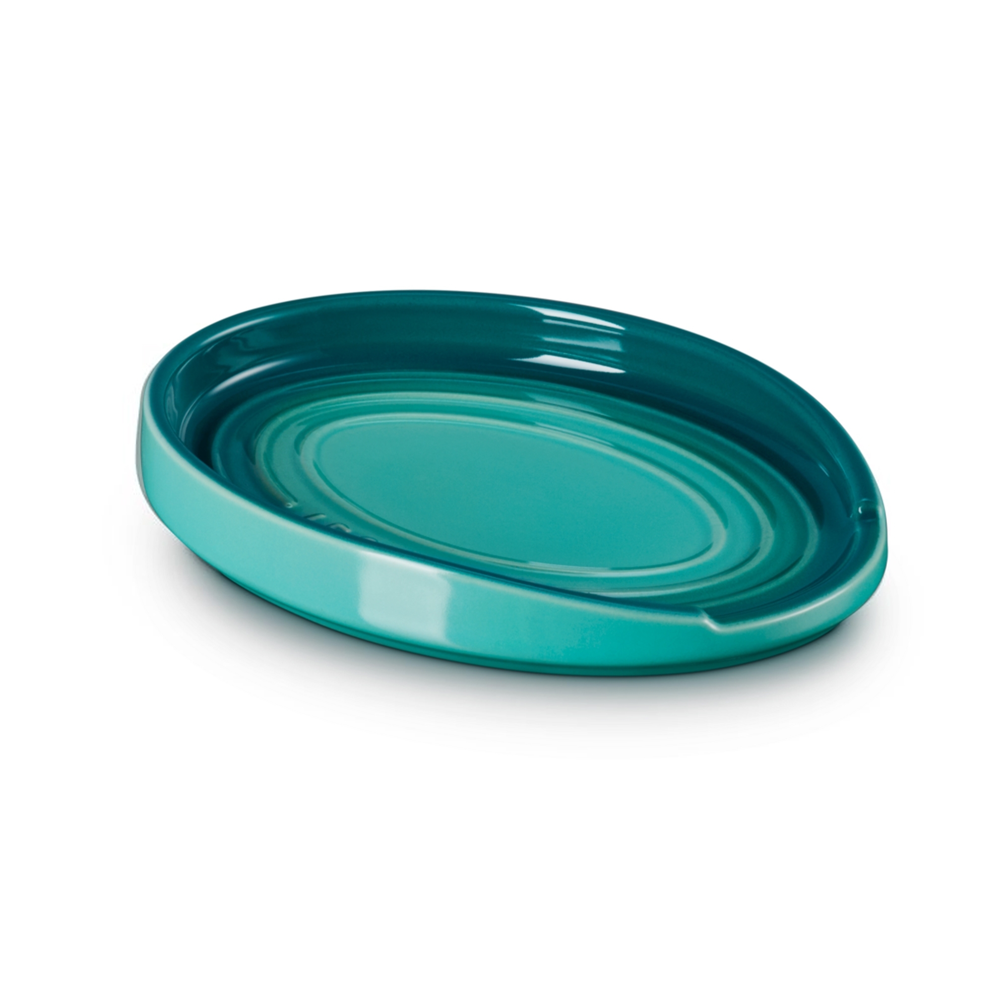 Le Creuset - Löffelablage oval 16cm - Bleu Riviera