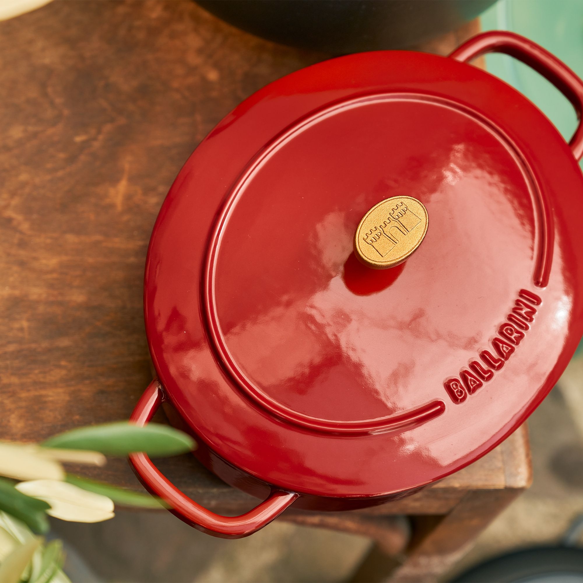 BALLARINI - Cocotte | Bellamonte | 37 cm | oval | Red
