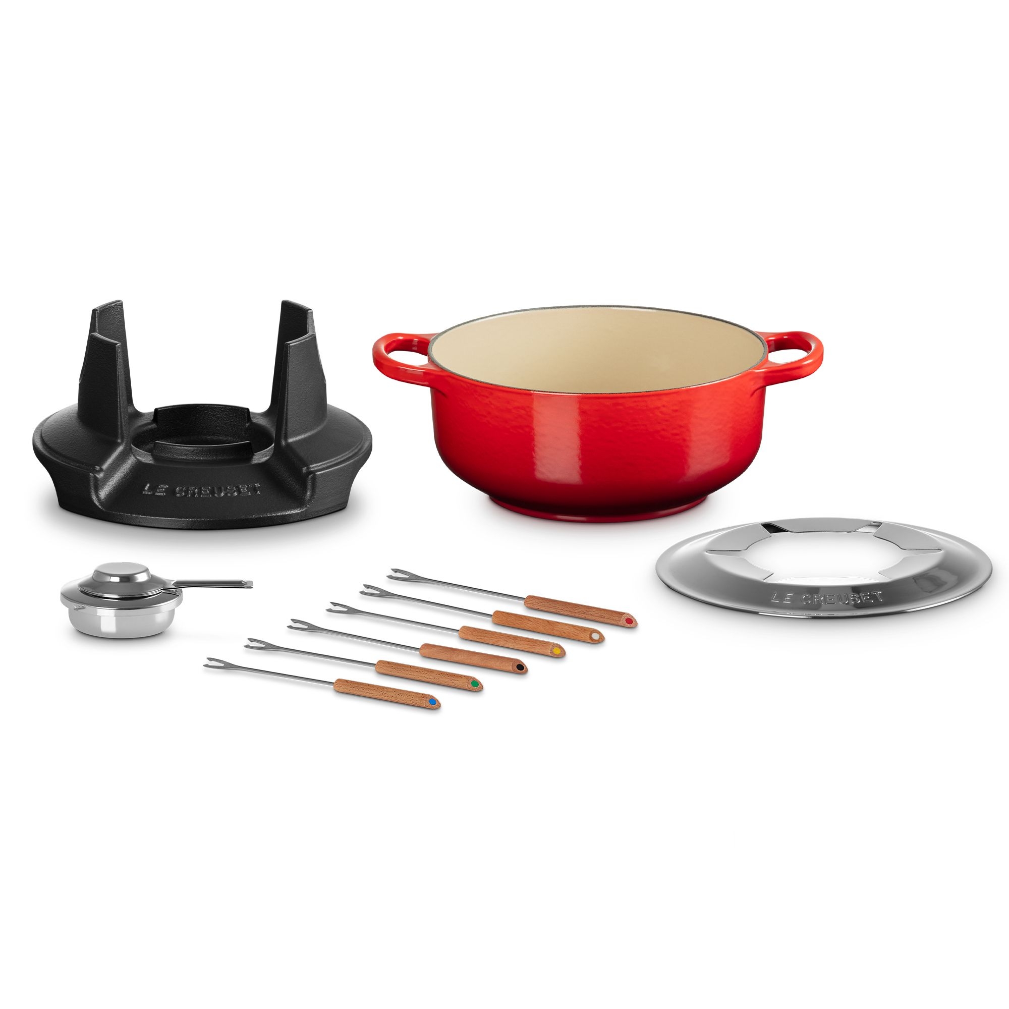 Le Creuset - Signature Fondue-Set aus Gusseisen